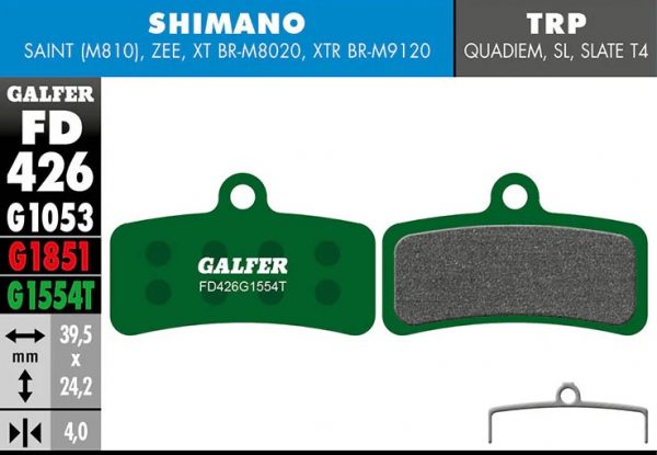 Galfer Pro Bremsbelag - Shimano Saint, Zee, XT