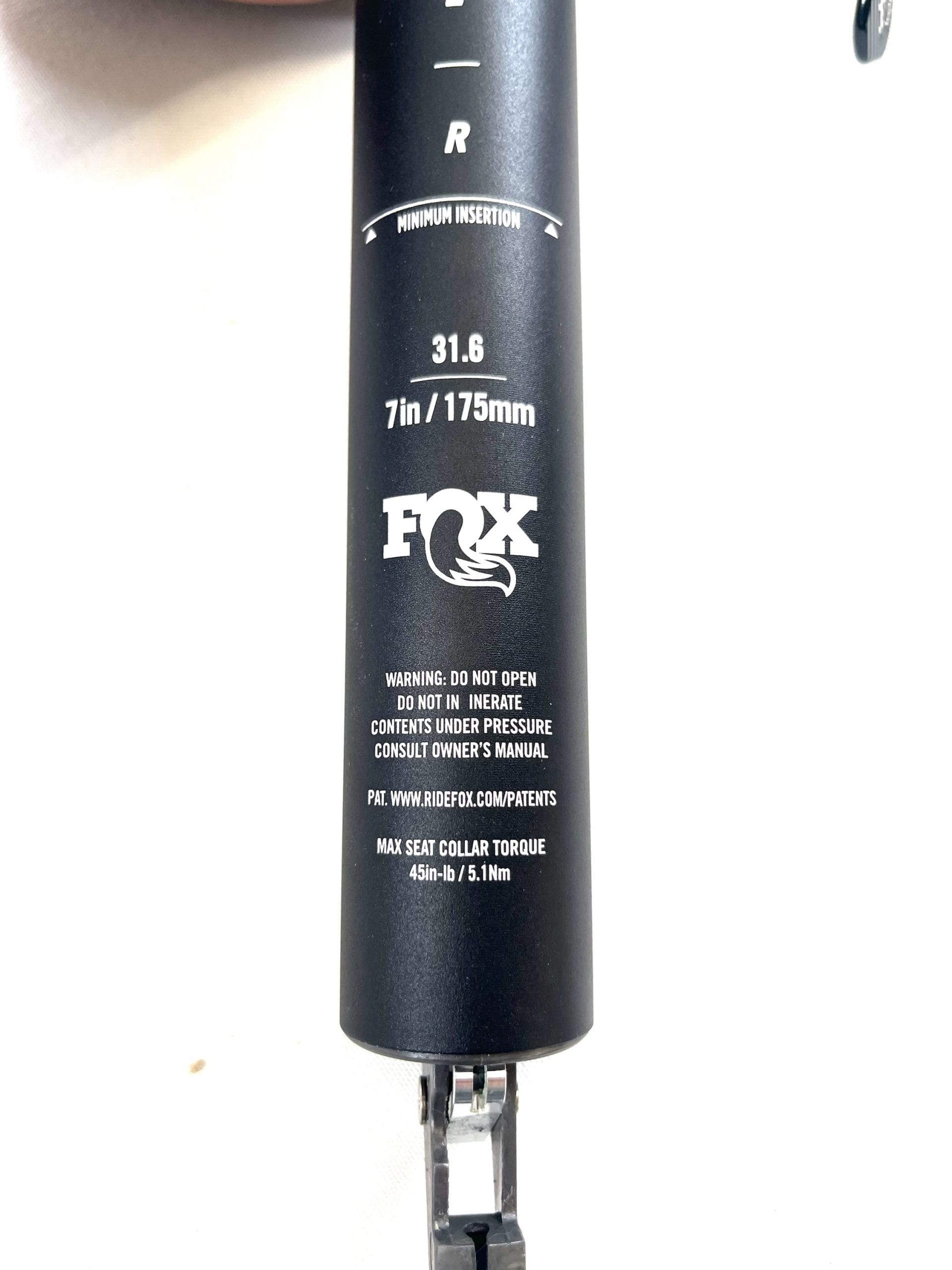Fox Factory Transfer Sattelstütze 31,6x175mm mit Hebel – Bild 5