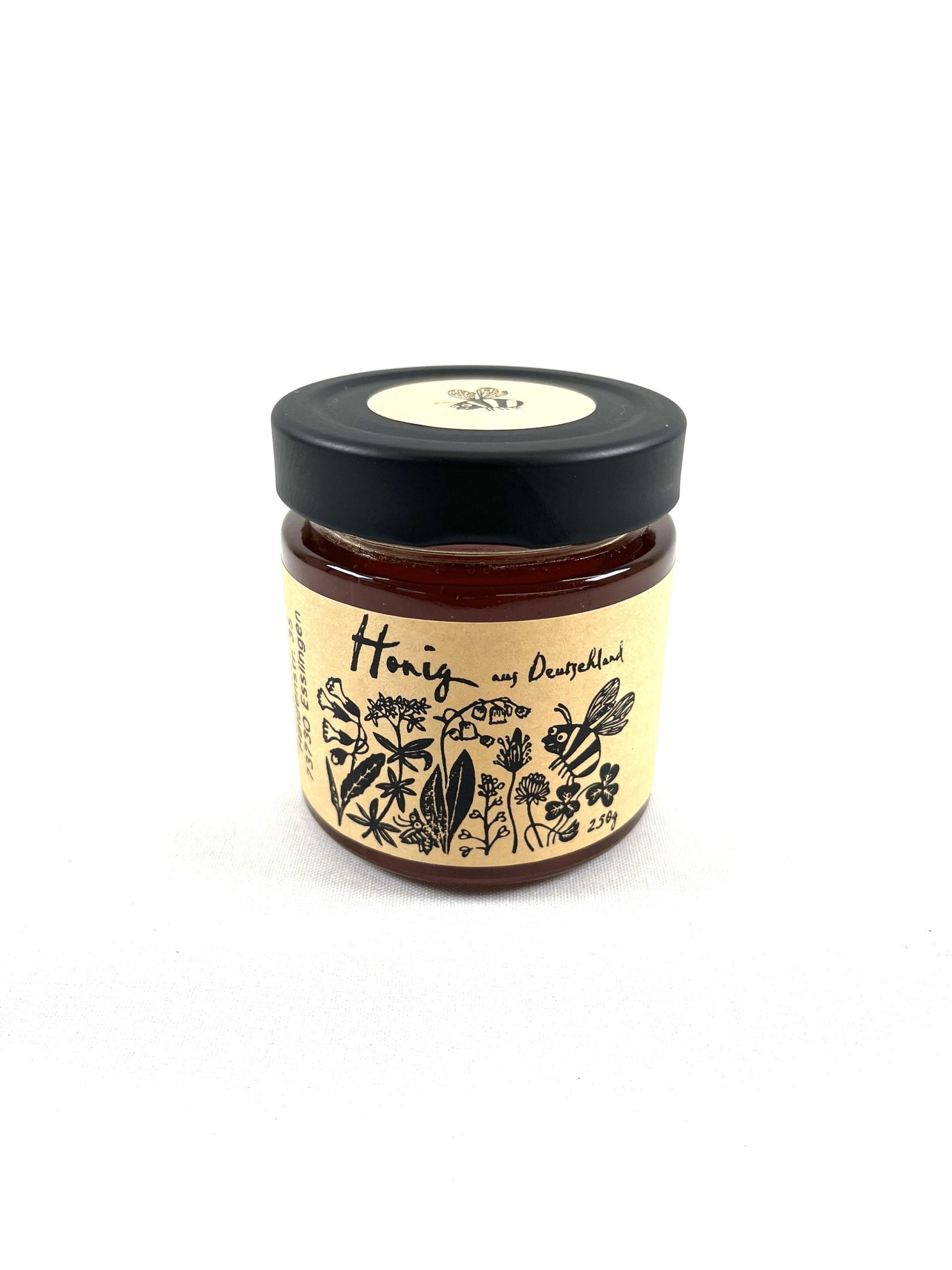 Deutscher Honig 250g von unseren eigenen Bienchen